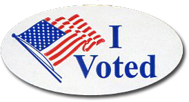 This is the sticker that people posted on their Facebook walls after voting. The act of posting this encouraged others to go out and vote so that their voices could be heard. Without this encouragement from social media candidates would have less voters going to the polls to vote. 
